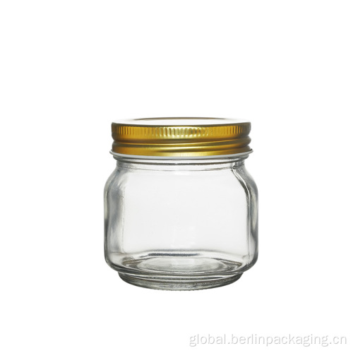 China 270ml Square Storage Glass Jars Factory